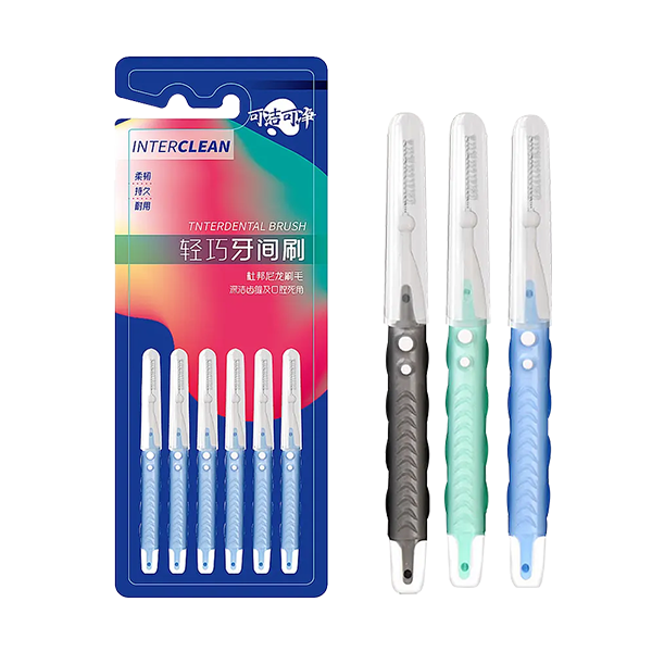 Setole in nylon dupont pennello interdentale resistente flessibile